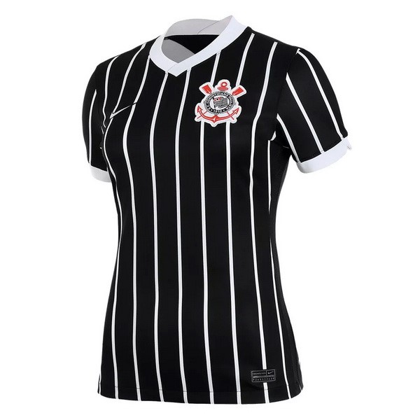 Trikot Corinthians Paulista Auswarts Damen 2020-21 Schwarz Fussballtrikots Günstig